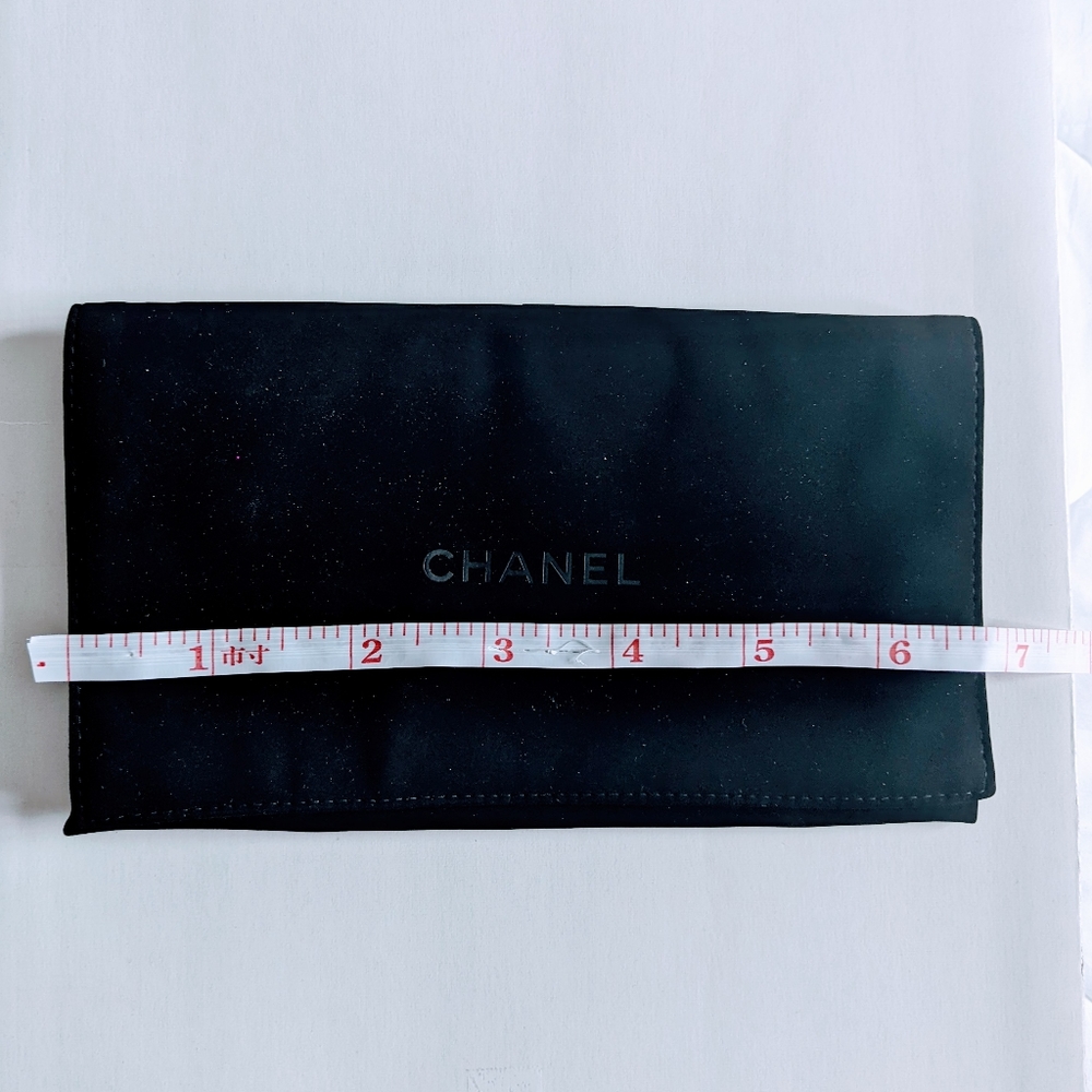 Chanel velvet pouch bag